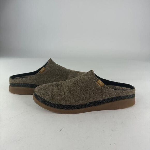 Chaco Revel Felt Slippers US 11 Women's Brown Slip-On Shoes - Picture 10 of 13